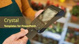  Presentation with credit card - PPT layouts featuring payment-with-a-credit-card and a tawny brown colored foreground