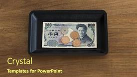  Presentation with payment - Presentation theme consisting of payment background and a tawny brown colored foreground