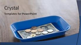  Presentation with payment - PPT theme featuring payment background and a light gray colored foreground