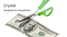  Presentation with bills - Presentation theme with payroll tax - u s dollars bills background and a white colored foreground