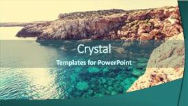  Presentation with annual dinner under the sea - Amazing presentation having pays chypre - beautiful sea shore in cyprus backdrop and a  colored foreground