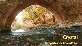  Presentation with medieval - Amazing slides having pays chypre - medieval venetian bridge in cyprus backdrop and a tawny brown colored foreground
