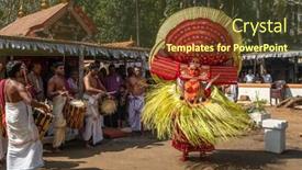  Presentation with india festival - Presentation design enhanced with payyanur-india-december-5-2019 background and a tawny brown colored foreground