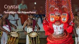  Presentation with india festival - Presentation theme with payyanur-india-december-5-2019 background and a tawny brown colored foreground