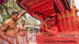 Presentation with india festival - Beautiful PPT layouts featuring payyanur-india-december-5-2019 backdrop and a red colored foreground