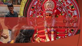  Presentation with india festival - Theme having payyanur-india-december-5-2019 background and a red colored foreground