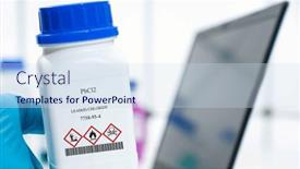  Presentation with lead - Slide set consisting of pbcl2-lead-ii-chloride-cas background and a sky blue colored foreground