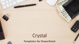  Presentation with money - Cool new presentation with pc supplies and money cash backdrop and a lemonade colored foreground