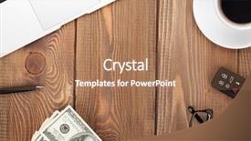  Presentation with sports table tennis two ping - Cool new slides with pc supplies and money cash backdrop and a coral colored foreground