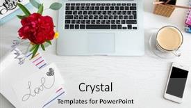  Presentation with fragrant - Slides with pc walpaper - beautiful fragrant flowers as floral background and a white colored foreground
