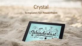  Presentation with doodles - Presentation theme featuring pc walpaper - digital composite of tablet background and a lemonade colored foreground