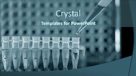  Presentation with pcr - Audience pleasing presentation theme consisting of pcr-tube-strips-well backdrop and a ocean colored foreground