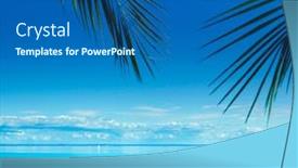  Presentation with nobel peace prize faculty - Colorful presentation enhanced with peace background summer backdrop and a ocean colored foreground