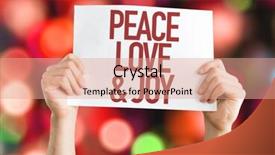  Presentation with peace love - Amazing presentation design having peace love joy placard backdrop and a  colored foreground
