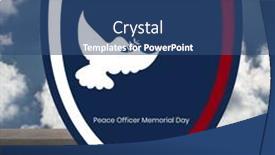  Presentation with memorial day - Slide deck enhanced with peace-officer-memorial-day background and a  colored foreground