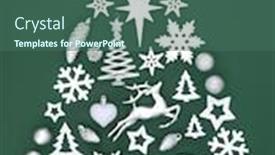  Presentation with flat earth - Cool new slide set with peace-on-earth-abstract-christmas backdrop and a ocean colored foreground