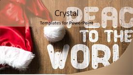  Presentation with world peace - Amazing PPT layouts having peace to the world written backdrop and a coral colored foreground