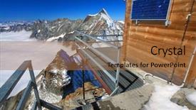  Presentation with italy car - PPT theme consisting of peaceful march - alpine shelter antonio carrel monte background and a  colored foreground