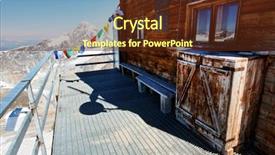  Presentation with refuge - PPT layouts with peaceful march - antoine carrel refuge monte cervino background and a  colored foreground