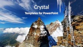  Presentation with japan beautiful landscape mountain fuji - Amazing slide deck having peaceful march - icy mountain landscape monte cervino backdrop and a ocean colored foreground