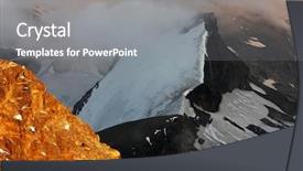  Presentation with peaceful - Audience pleasing slides consisting of peaceful march - sunset colours in the pennine backdrop and a  colored foreground