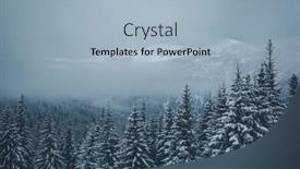  Presentation with forest fairy - Cool new theme with peaceful moment in fairy-tale backdrop and a light blue colored foreground