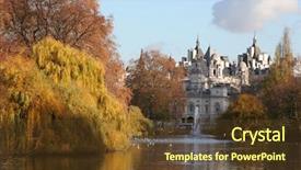  Presentation with e commerce james miles - Presentation consisting of peaceful river - st james park in london background and a tawny brown colored foreground