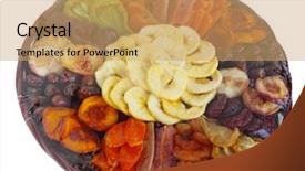  Presentation with mango fruit - Cool new presentation theme with peaches plums dates apples mango backdrop and a  colored foreground