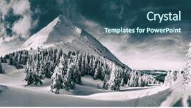  Presentation with japan beautiful landscape mountain fuji - Amazing slides having peak covered with snow monochrome backdrop and a ocean colored foreground