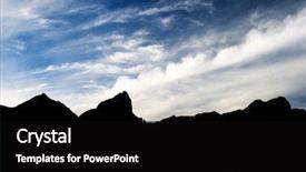  Presentation with france - Presentation theme with peak in lescun cirque aspe background and a black colored foreground