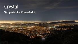  Presentation with downtown los angeles - Amazing theme having peak in the san gabriel backdrop and a dark gray colored foreground