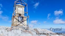  Presentation with translation - Presentation theme enhanced with point of bulgaria and balkan background and a light blue colored foreground