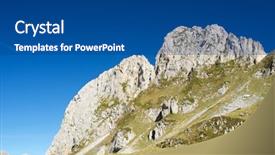  Presentation with indus valley - PPT layouts having peaks in lescun cirque aspe background and a  colored foreground