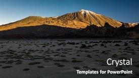  Presentation with viejo - Slide deck enhanced with peaks-of-teide-and-pico background and a dark gray colored foreground