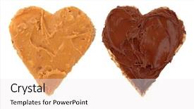  Presentation with peanut butter - Cool new presentation theme with peanut butter and chocolate spread backdrop and a white colored foreground