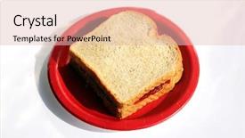  Presentation with peanut butter and jelly - Cool new theme with peanut butter and jelly sandwich backdrop and a lemonade colored foreground