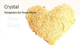  Presentation with peanut butter - Theme featuring peanut butter and jelly sandwich background and a blonde colored foreground