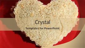  Presentation with peanut butter - Amazing presentation theme having peanut butter and jelly sandwich backdrop and a coral colored foreground