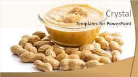  Presentation with peanut butter - Audience pleasing PPT layouts consisting of peanut-butter-in-bowl backdrop and a lemonade colored foreground