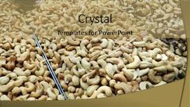  Presentation with brazilian candies - Amazing PPT layouts having peanut plant - brazilian chestnut showcase backdrop and a coral colored foreground