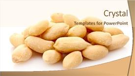  Presentation with peanut - Cool new presentation theme with peanuts isolated on white backdrop and a cream colored foreground