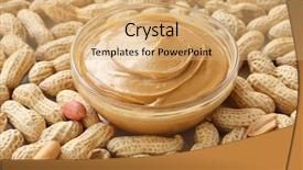  Presentation with peanut butter - Colorful PPT theme enhanced with disease - optician with set of trial backdrop and a gray colored foreground