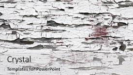  Presentation with abstract paint brush texture art - Presentation design consisting of peaple - pealing white paint textured background background and a  colored foreground