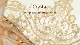  Presentation with pearl wedding anniversary - Colorful PPT layouts enhanced with peaple - wedding background corset and peals backdrop and a  colored foreground