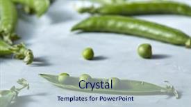  Presentation with detox - Theme having pear sticks - organic green vegetables background and a lemonade colored foreground