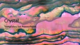  Presentation with sea rainbow - Slides having pearl - great for background background and a coral colored foreground