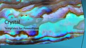  Presentation with sea rainbow - Theme consisting of pearl - great for background background and a light blue colored foreground