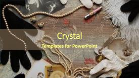  Presentation with old memories - PPT theme consisting of pearl border - vintage memories with old photos background and a violet colored foreground