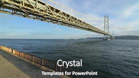  Presentation with japan tech - Slides having pearl harbor - akashi kaikyo bridge in kobe background and a tawny brown colored foreground