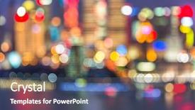  Presentation with eu china - Slide deck having pearl harbor - shanghai landscape china bokeh image background and a ocean colored foreground